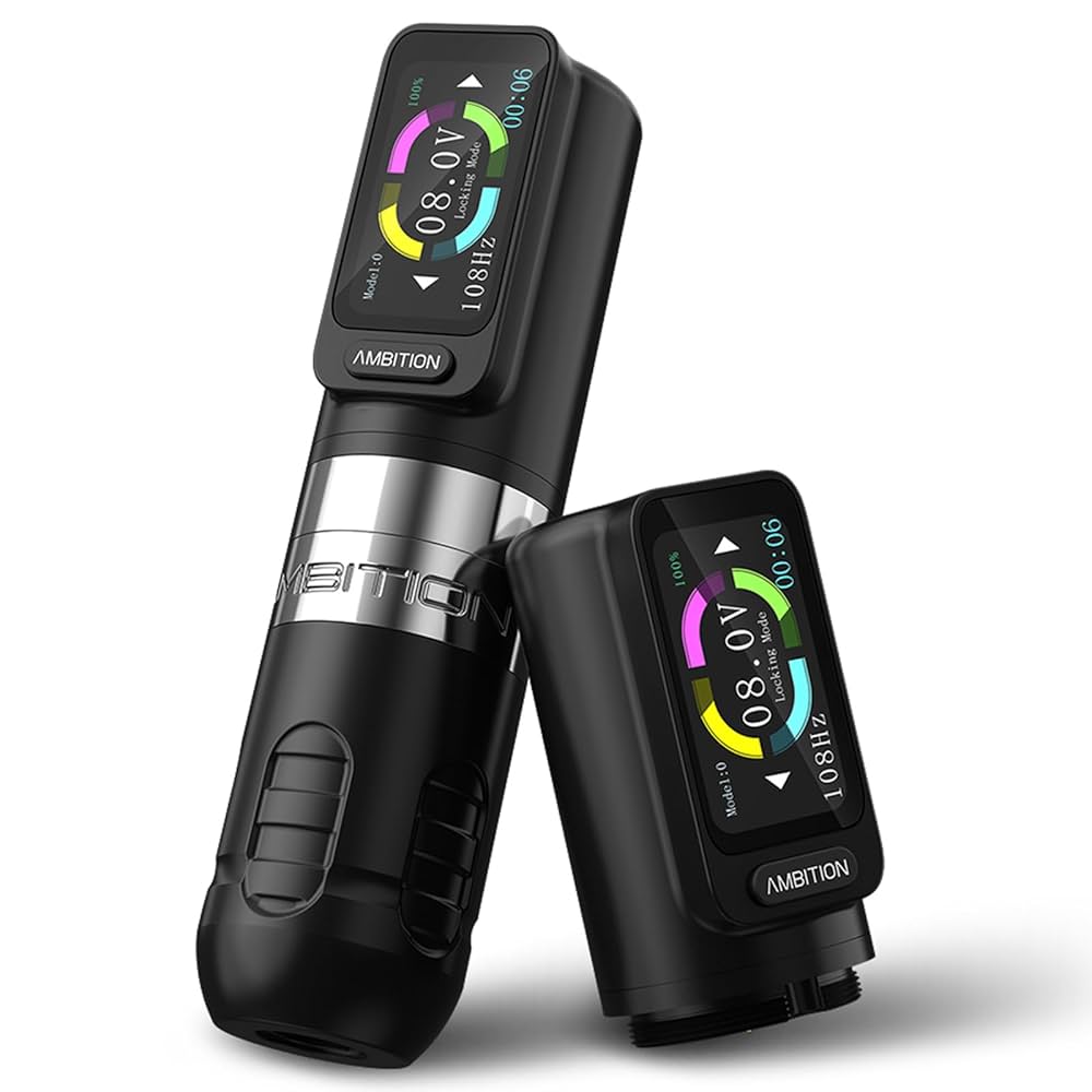 AMBITION Wireless　tattoo machine set　刺青 DHM TATTOO SUPPLY / 【Ambition】 Zetton Wireless Tattoo